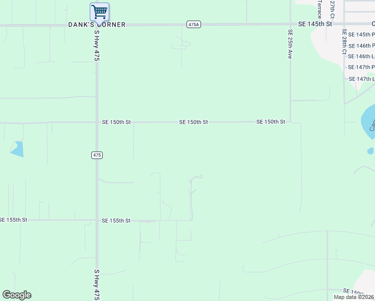 map of restaurants, bars, coffee shops, grocery stores, and more near 1990 Southeast 150th Street in Summerfield