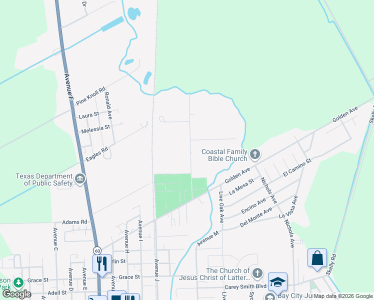 map of restaurants, bars, coffee shops, grocery stores, and more near 213-313 Cedar Vale Rd in Bay City