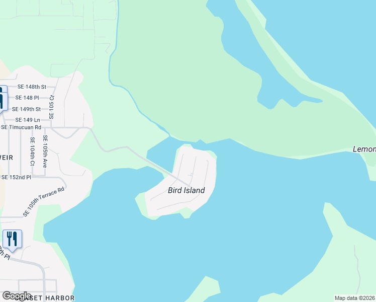 map of restaurants, bars, coffee shops, grocery stores, and more near 2 Southeast Ocale Way in Summerfield