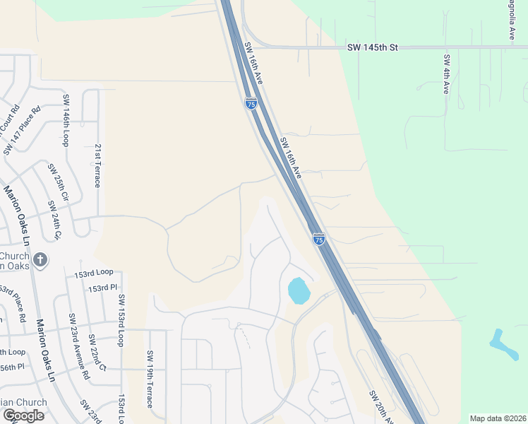 map of restaurants, bars, coffee shops, grocery stores, and more near 15064 Southwest 14th Avenue Road in Ocala