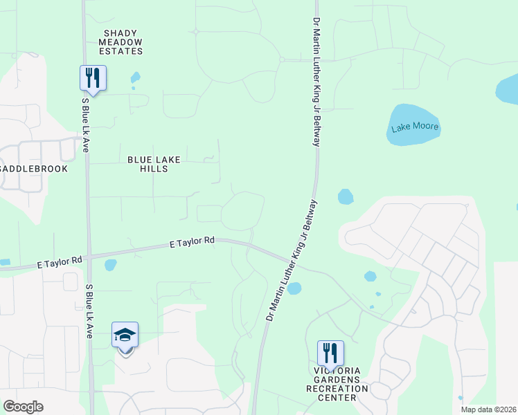 map of restaurants, bars, coffee shops, grocery stores, and more near 1589 Chelsea Manor Circle in DeLand