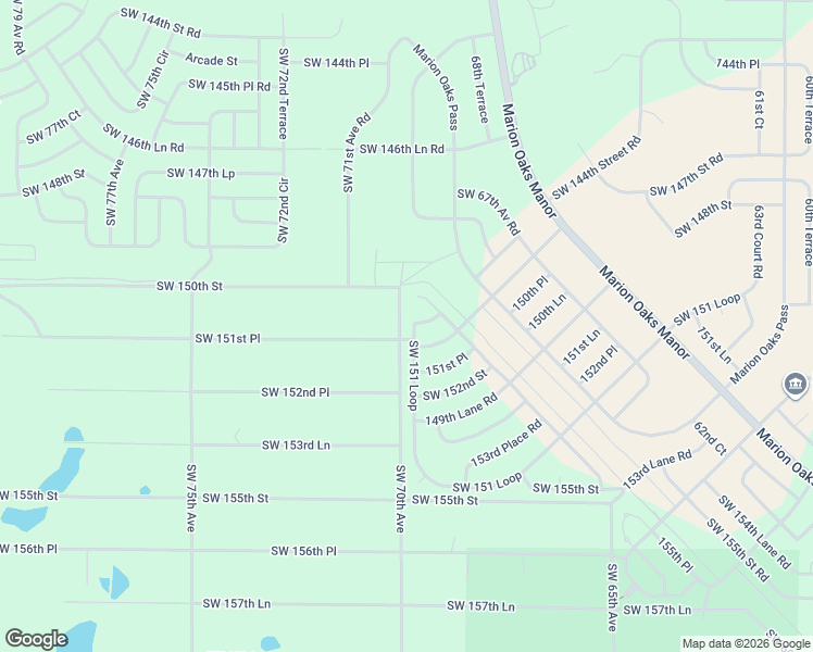 map of restaurants, bars, coffee shops, grocery stores, and more near 15110 Southwest 70th Avenue in Dunnellon