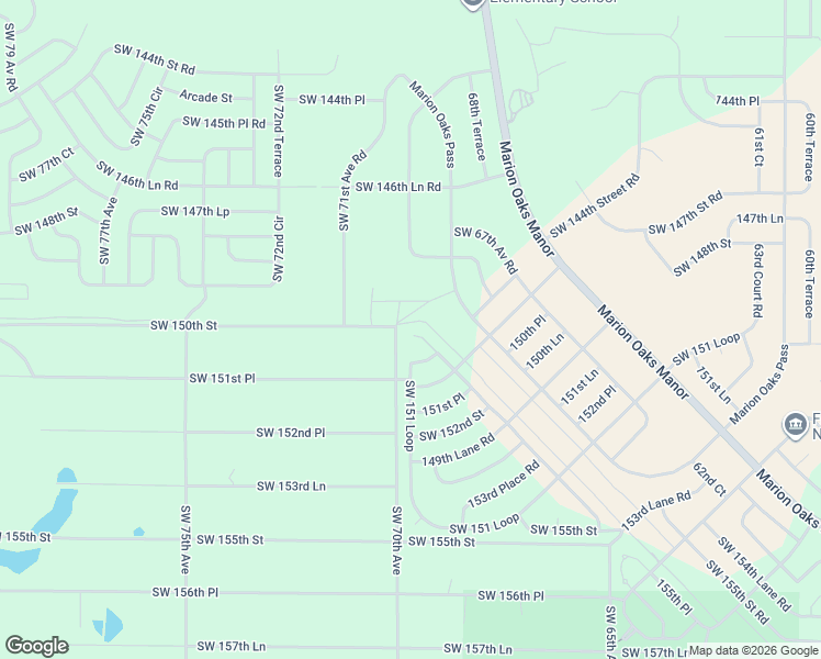 map of restaurants, bars, coffee shops, grocery stores, and more near 15030 Southwest 70th Avenue in Dunnellon