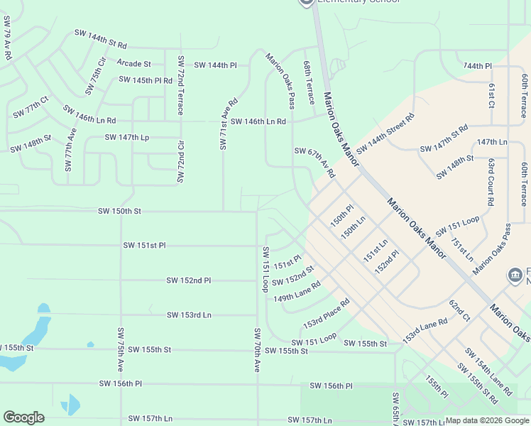 map of restaurants, bars, coffee shops, grocery stores, and more near 15030 Southwest 70th Avenue in Dunnellon