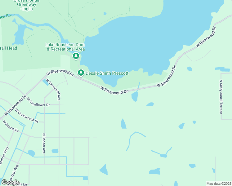 map of restaurants, bars, coffee shops, grocery stores, and more near 10249 West Riverwood Drive in Crystal River