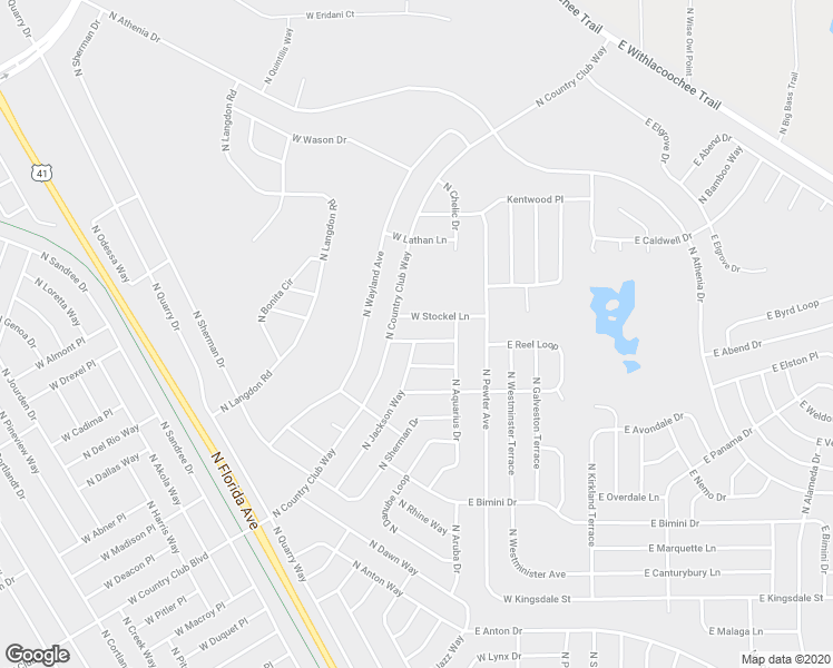 map of restaurants, bars, coffee shops, grocery stores, and more near 137 West Camino Lane in Citrus Springs