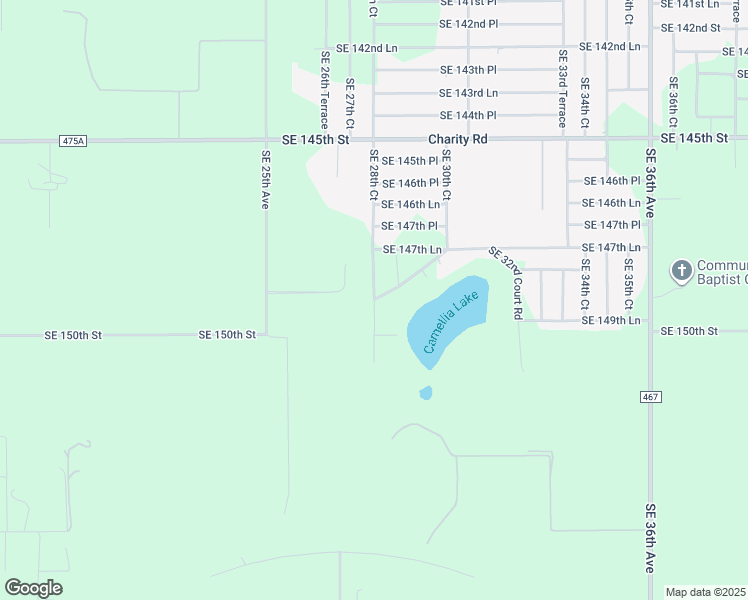 map of restaurants, bars, coffee shops, grocery stores, and more near 2801 Southeast 148th Place Road in Summerfield