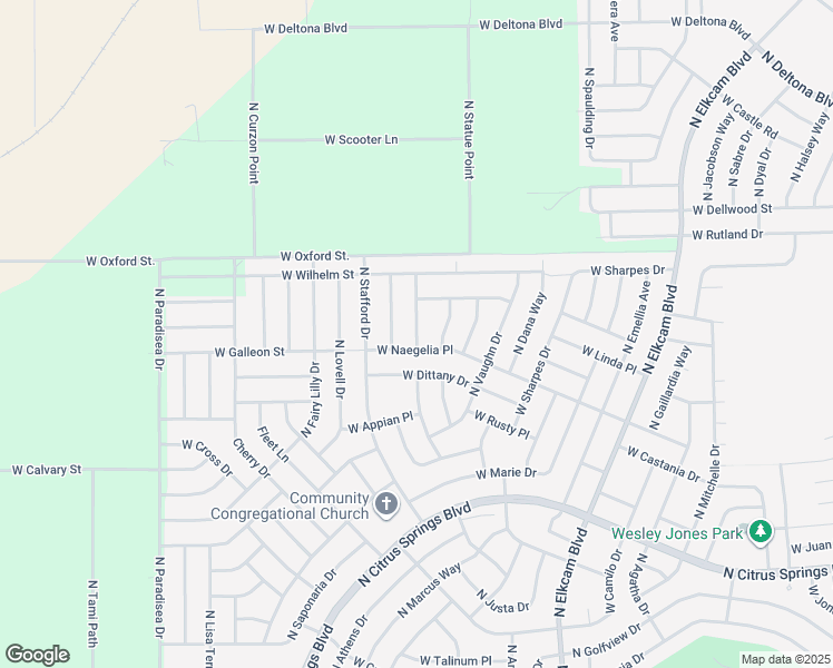 map of restaurants, bars, coffee shops, grocery stores, and more near 9811 North Sistine Terrace in Citrus Springs