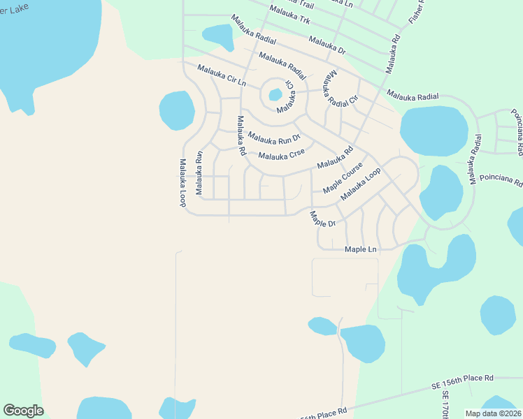 map of restaurants, bars, coffee shops, grocery stores, and more near 337 Malauka Loop in Ocklawaha