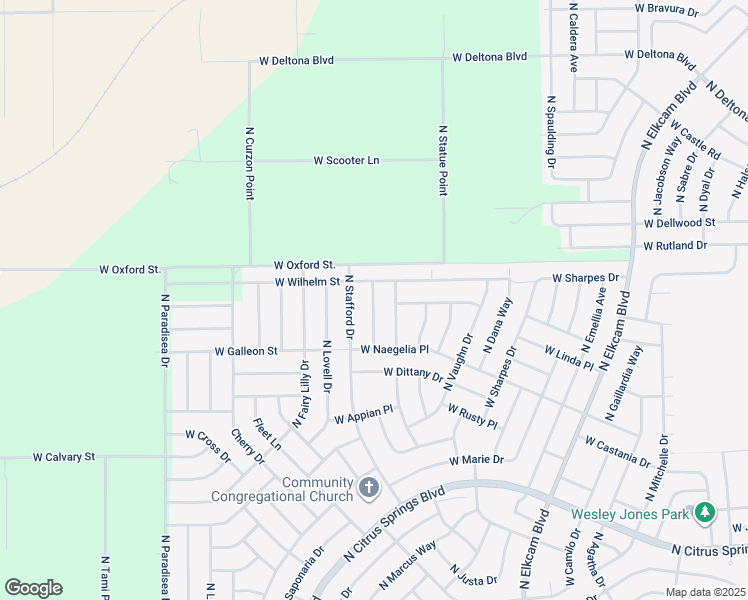 map of restaurants, bars, coffee shops, grocery stores, and more near 9912 North Lathyrus Terrace in Citrus Springs
