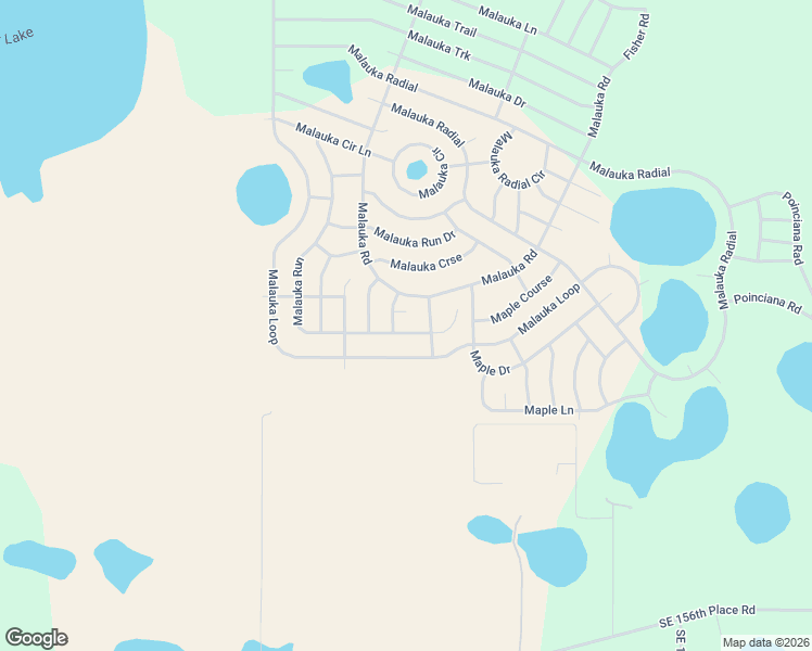 map of restaurants, bars, coffee shops, grocery stores, and more near 337 Malauka Loop in Ocklawaha