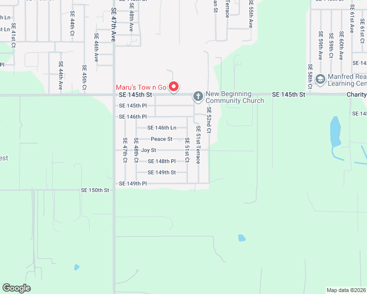 map of restaurants, bars, coffee shops, grocery stores, and more near 14805 Southeast 51st Court in Summerfield
