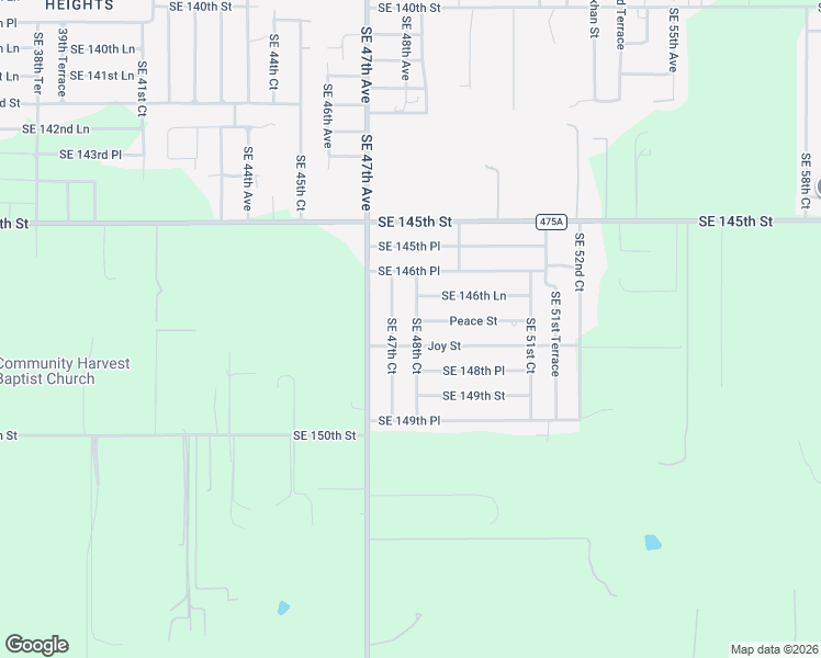 map of restaurants, bars, coffee shops, grocery stores, and more near 4820-4864 Southeast 148th Street in Summerfield
