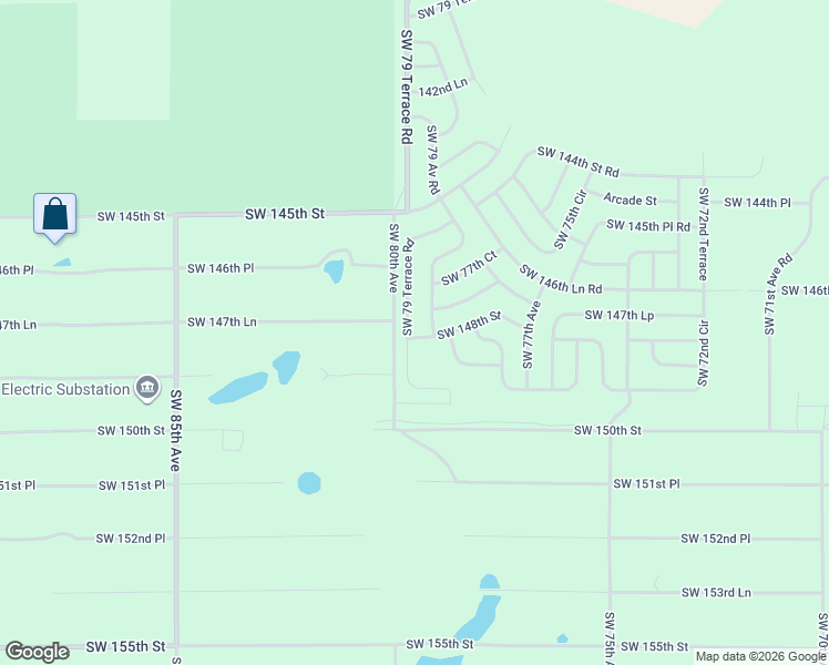 map of restaurants, bars, coffee shops, grocery stores, and more near 14850 Southwest 80th Avenue in Dunnellon