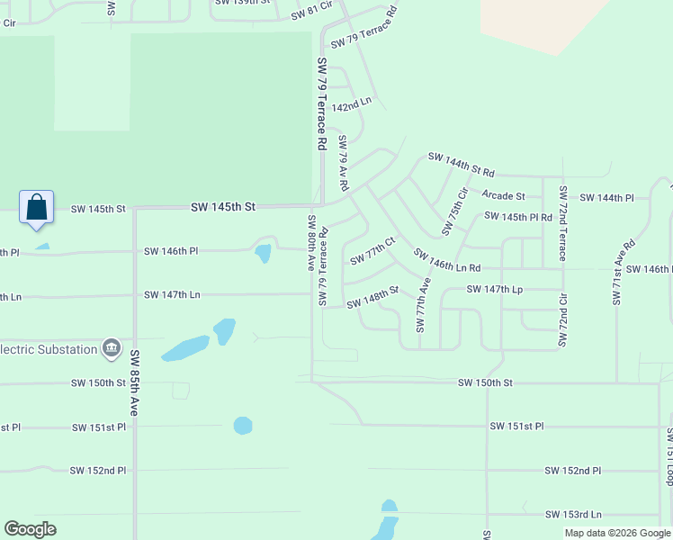 map of restaurants, bars, coffee shops, grocery stores, and more near 14789 Southwest 77th Terrace in Ocala