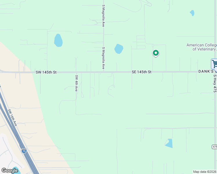 map of restaurants, bars, coffee shops, grocery stores, and more near 14675 Southeast 1st Avenue Road in Summerfield