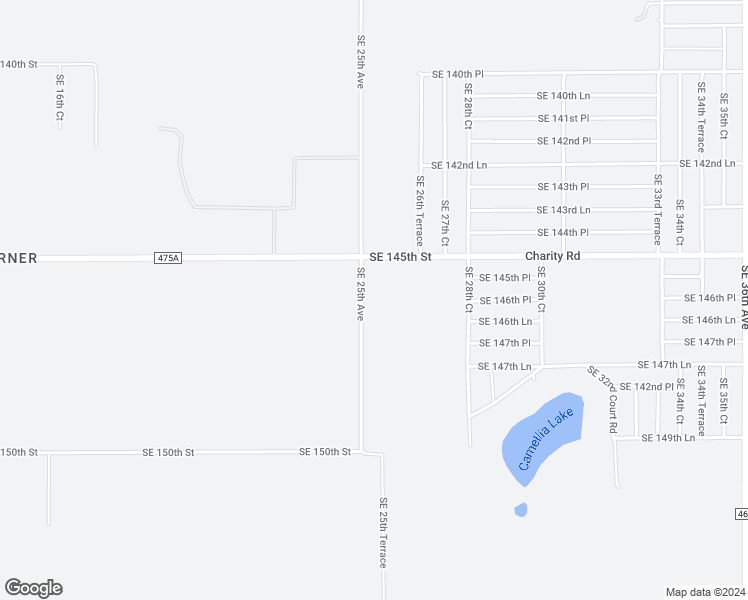 map of restaurants, bars, coffee shops, grocery stores, and more near 14595 Southeast 25th Avenue in Summerfield