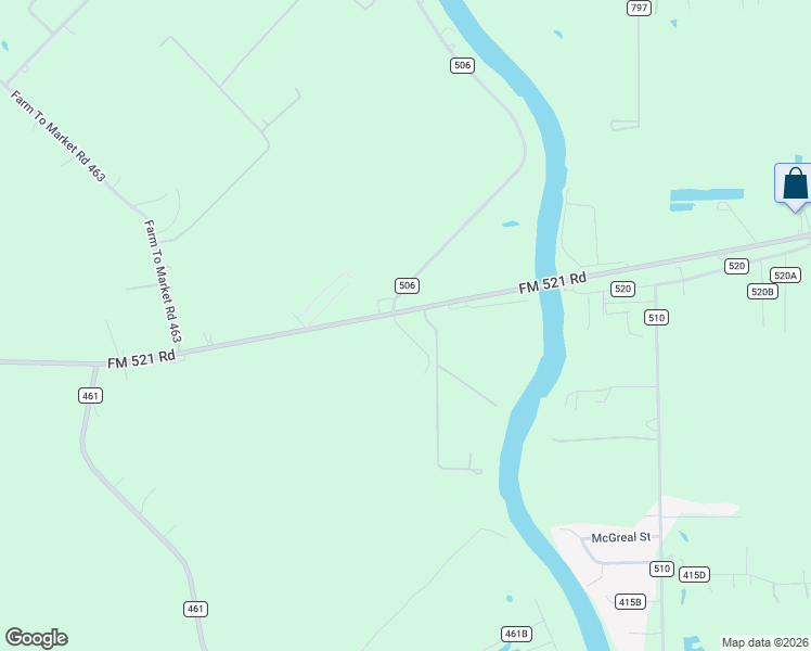 map of restaurants, bars, coffee shops, grocery stores, and more near 3983 FM 521 Road in Brazoria