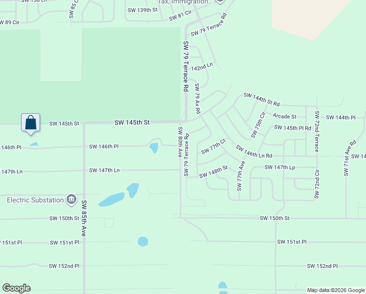 map of restaurants, bars, coffee shops, grocery stores, and more near 14630 Southwest 79 Terrace Road in Ocala
