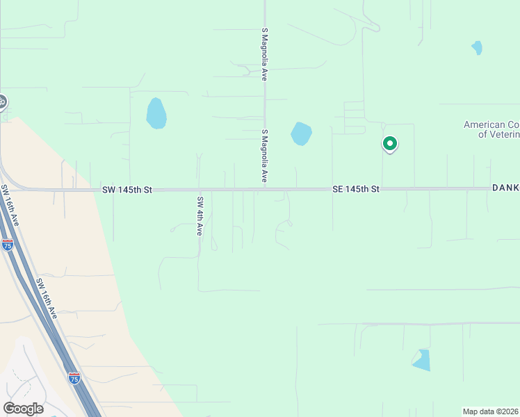 map of restaurants, bars, coffee shops, grocery stores, and more near 30 Southwest 145th Street in Ocala