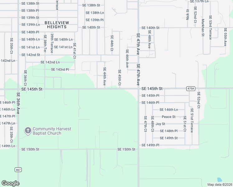 map of restaurants, bars, coffee shops, grocery stores, and more near 4501 Southeast 145th Street in Summerfield