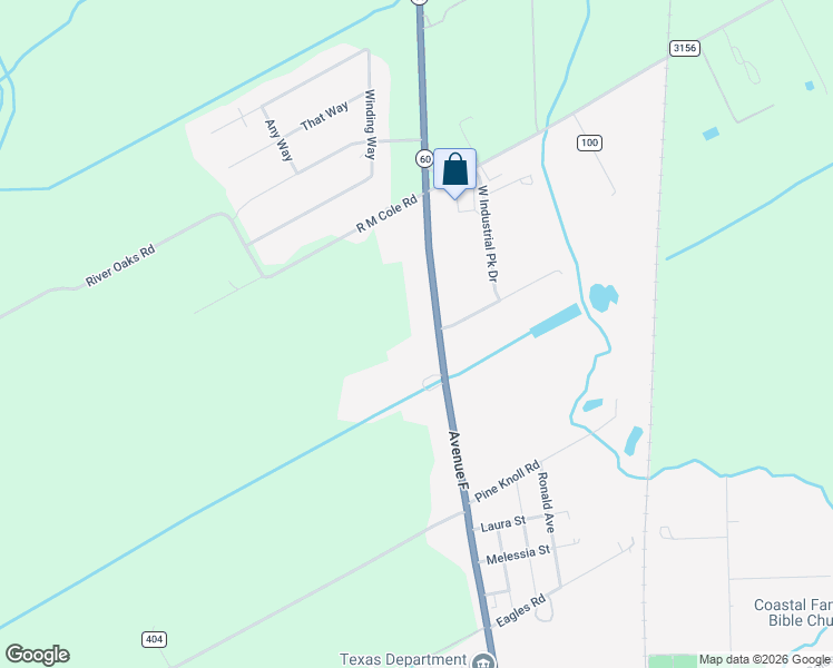 map of restaurants, bars, coffee shops, grocery stores, and more near 920 Highway 60 in Bay City