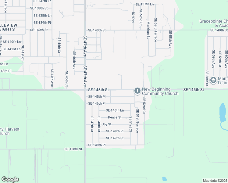 map of restaurants, bars, coffee shops, grocery stores, and more near 4968 Southeast 145th Street in Summerfield