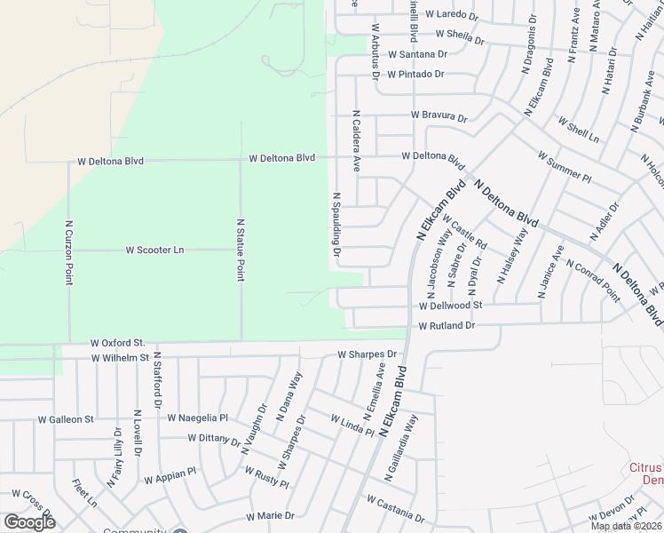 map of restaurants, bars, coffee shops, grocery stores, and more near 10330 North Spaulding Drive in Citrus Springs