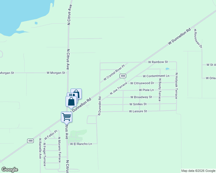 map of restaurants, bars, coffee shops, grocery stores, and more near 7622 West Dunnellon Road in Dunnellon