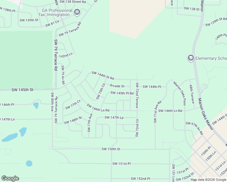 map of restaurants, bars, coffee shops, grocery stores, and more near Southwest 144 Place in Ocala