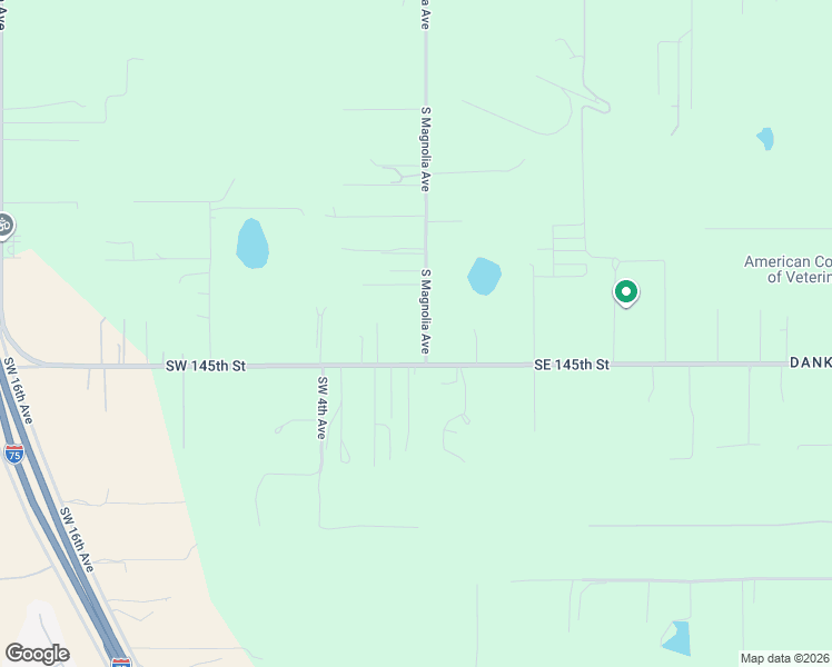 map of restaurants, bars, coffee shops, grocery stores, and more near 51 Southwest 145th Street in Ocala