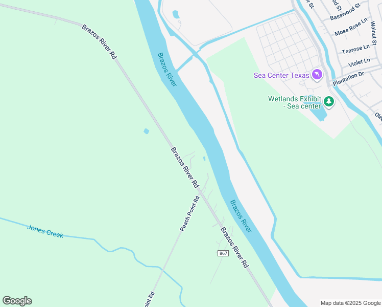 map of restaurants, bars, coffee shops, grocery stores, and more near 4306 Brazos River Road in Freeport
