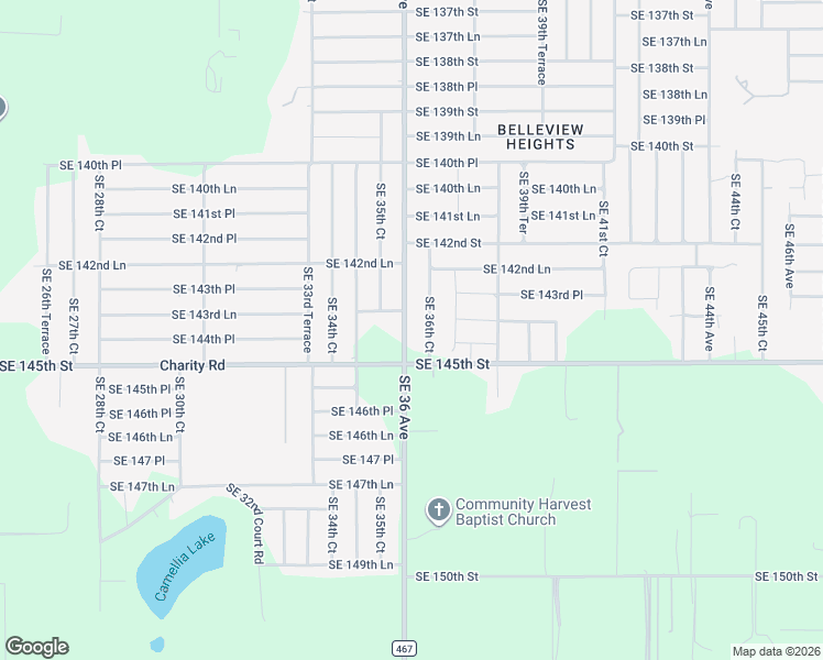 map of restaurants, bars, coffee shops, grocery stores, and more near 14375 Southeast 36th Court in Summerfield