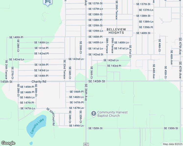 map of restaurants, bars, coffee shops, grocery stores, and more near 14375 Southeast 36th Court in Summerfield