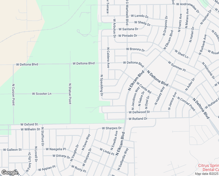 map of restaurants, bars, coffee shops, grocery stores, and more near 10347 North G Martinelli Boulevard in Citrus Springs