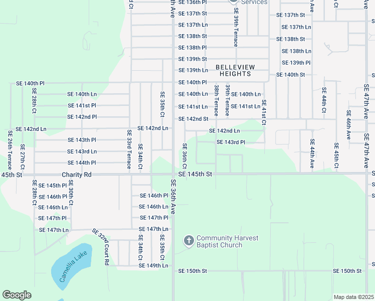 map of restaurants, bars, coffee shops, grocery stores, and more near 14375 Southeast 36th Court in Summerfield