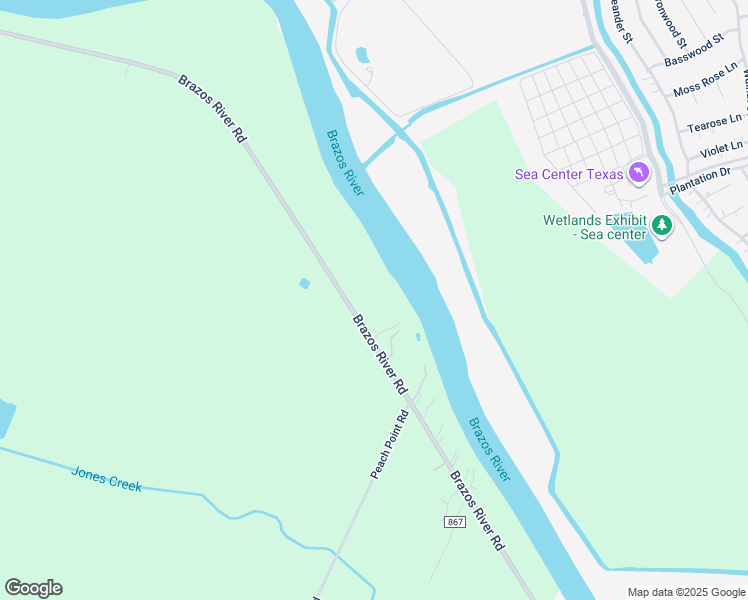 map of restaurants, bars, coffee shops, grocery stores, and more near 4306 Brazos River Road in Freeport