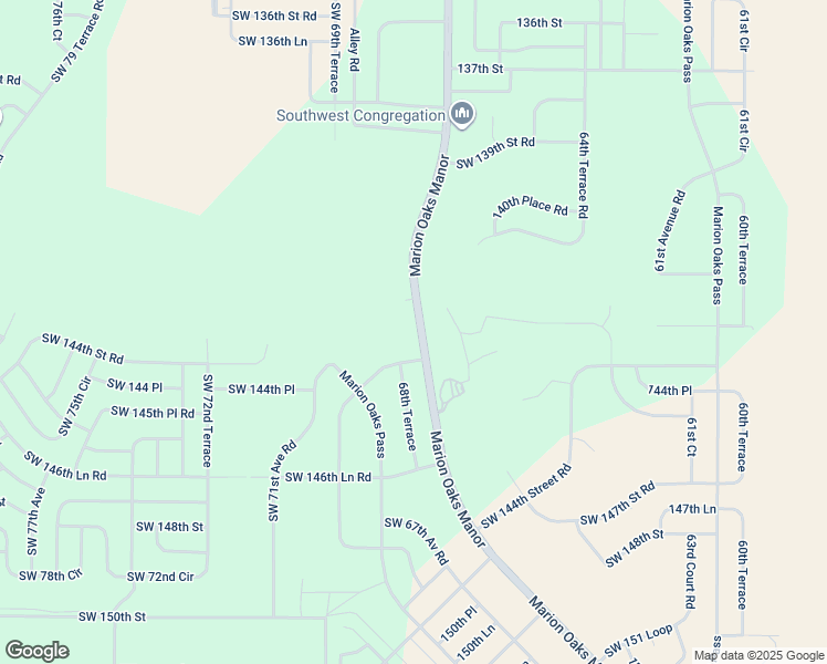 map of restaurants, bars, coffee shops, grocery stores, and more near 816 Marion Oaks Manor in Ocala