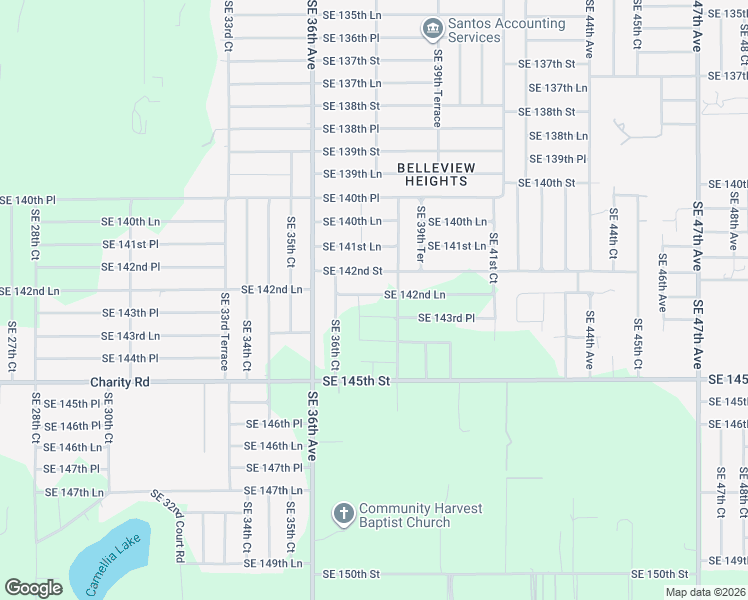 map of restaurants, bars, coffee shops, grocery stores, and more near 3788 Southeast 142nd Lane in Summerfield