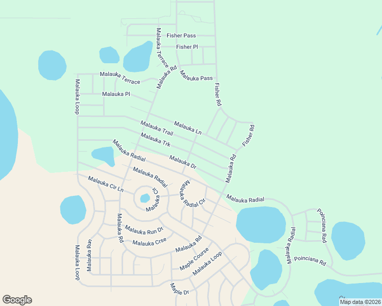 map of restaurants, bars, coffee shops, grocery stores, and more near 81 Malauka Trk in Ocklawaha