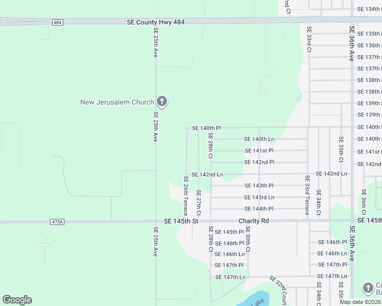 map of restaurants, bars, coffee shops, grocery stores, and more near 14165 Southeast 26th Terrace in Summerfield
