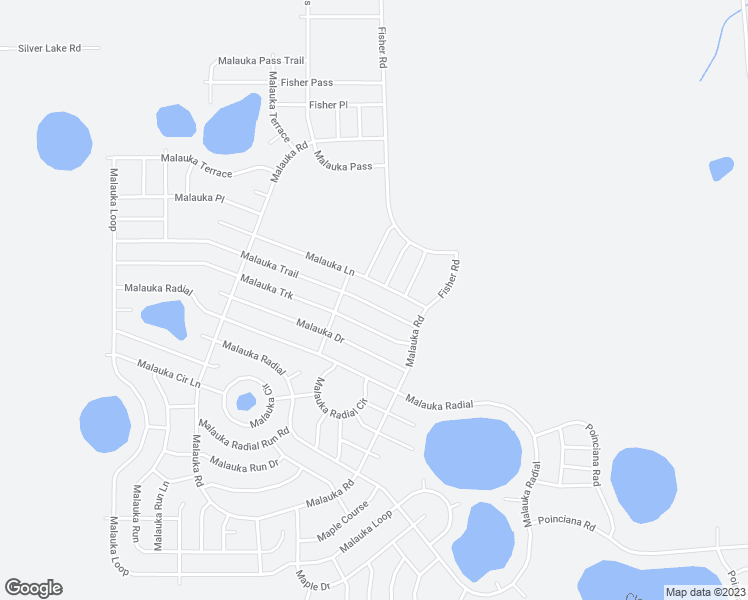 map of restaurants, bars, coffee shops, grocery stores, and more near 15 Malauka Trail in Ocklawaha
