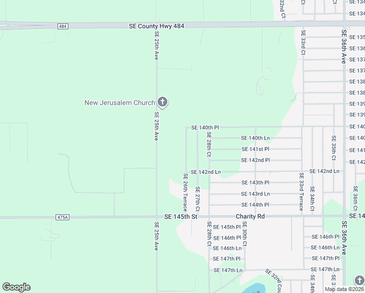 map of restaurants, bars, coffee shops, grocery stores, and more near 14165 Southeast 26th Terrace in Summerfield