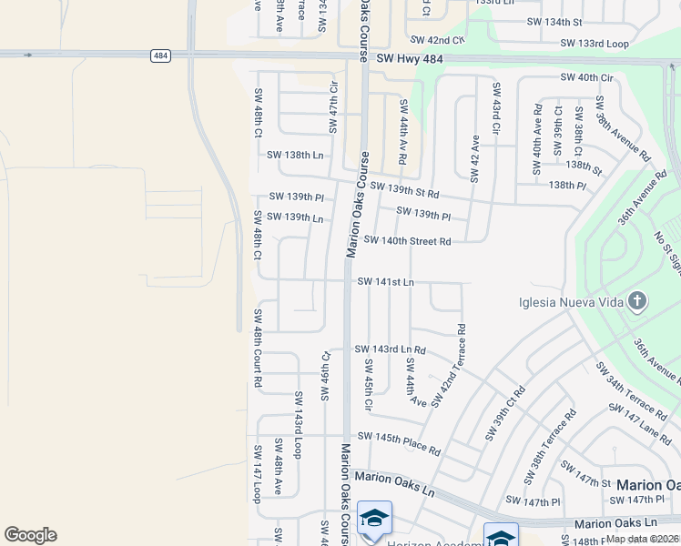 map of restaurants, bars, coffee shops, grocery stores, and more near 268 Marion Oaks Course in Ocala