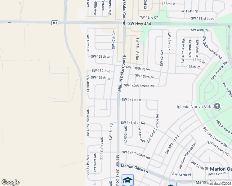 map of restaurants, bars, coffee shops, grocery stores, and more near 268 Marion Oaks Course in Ocala