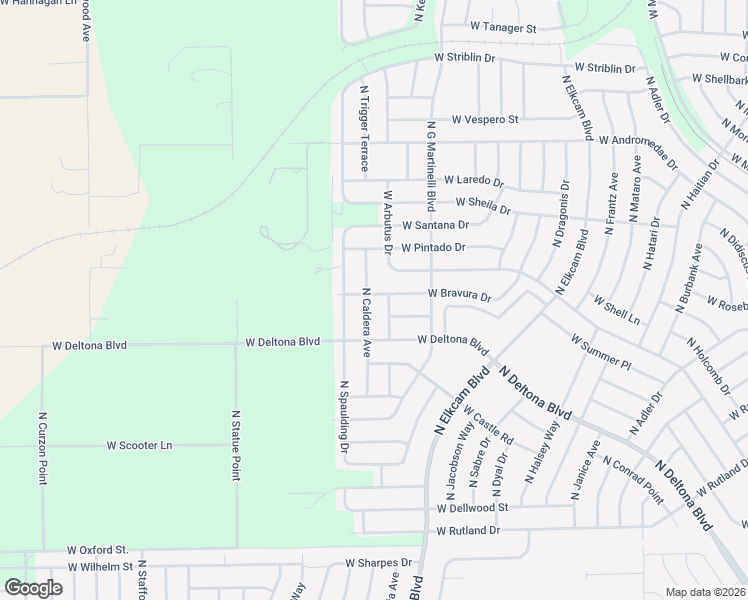 map of restaurants, bars, coffee shops, grocery stores, and more near 10599 North Caldera Avenue in Citrus Springs