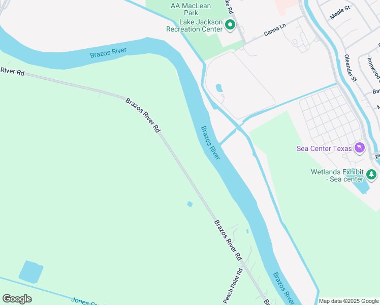 map of restaurants, bars, coffee shops, grocery stores, and more near 4702 Brazos River Road in Jones Creek