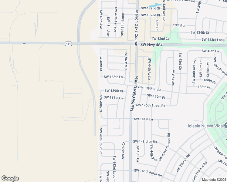 map of restaurants, bars, coffee shops, grocery stores, and more near 4727 Southwest 139th Place in Ocala