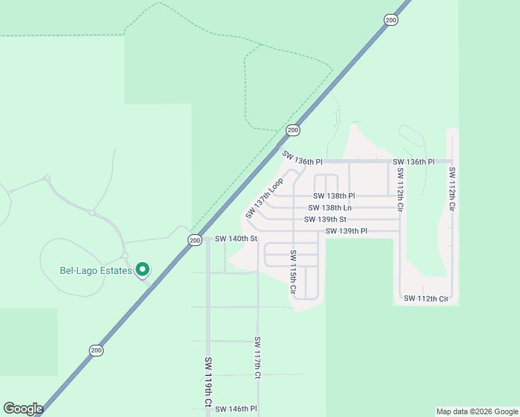 map of restaurants, bars, coffee shops, grocery stores, and more near 11862 Southwest 137th Loop in Dunnellon