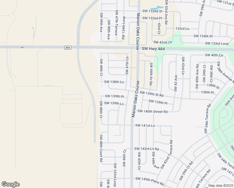 map of restaurants, bars, coffee shops, grocery stores, and more near 4727 Southwest 139th Place in Ocala